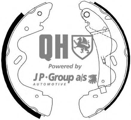 Комплект тормозных колодок JP GROUP BS1179