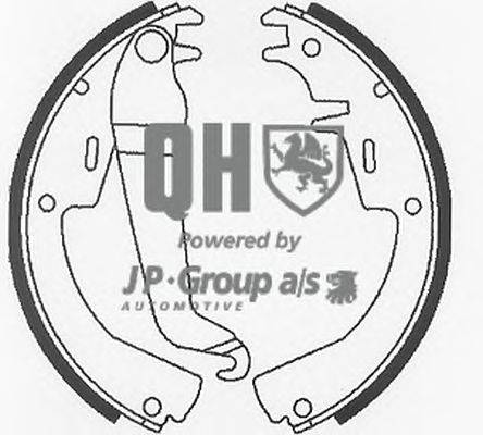Комплект тормозных колодок JP GROUP BS549