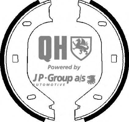 Комплект тормозных колодок JP GROUP BS858