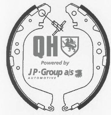 Комплект тормозных колодок JP GROUP BS870