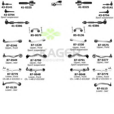 Подвеска колеса KAGER 800135