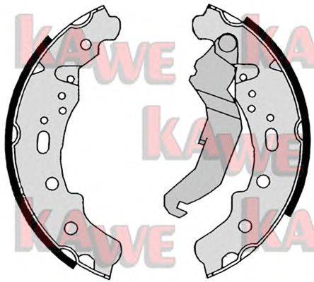 Комплект тормозных колодок KAWE 08560