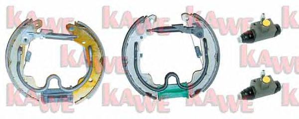 Комплект тормозных колодок KAWE OEK525