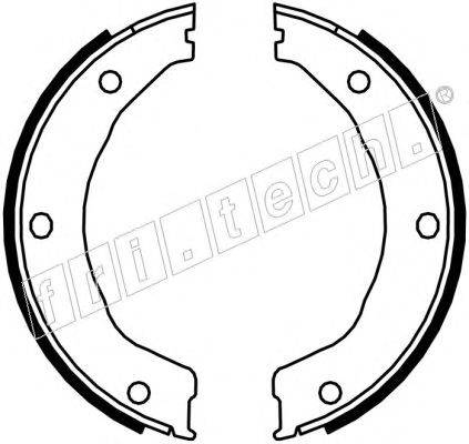 Комплект тормозных колодок, стояночная тормозная система fri.tech. 1040.158