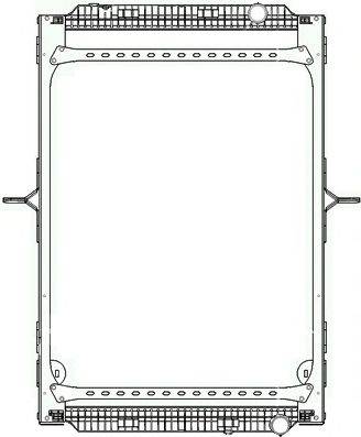 Радиатор, охлаждение двигателя J. DEUS 123M19A