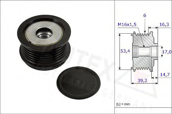 Механизм свободного хода генератора AUTEX 654819