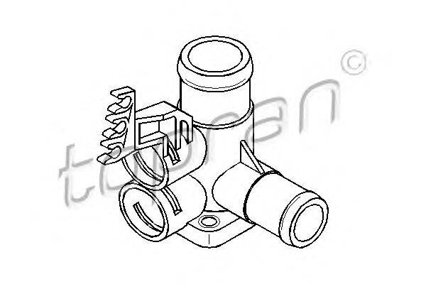 Фланец охлаждающей жидкости TOPRAN 107326