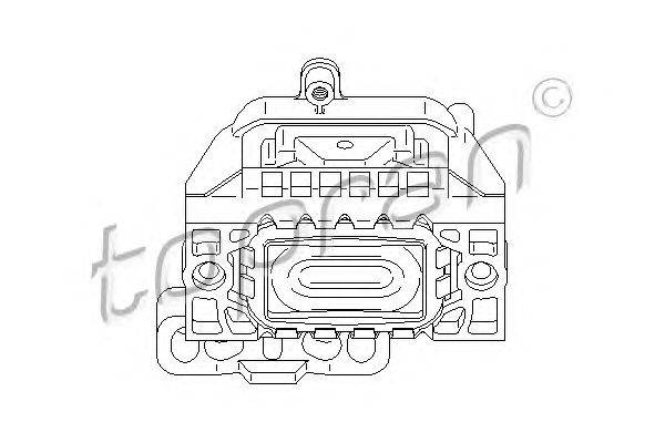Подвеска, двигатель TOPRAN 110759