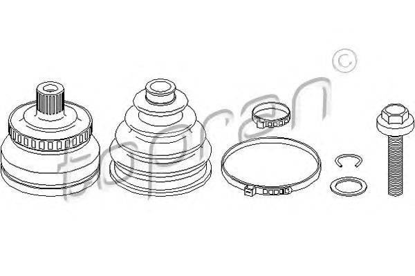 Шарнирный комплект, приводной вал TOPRAN 104335