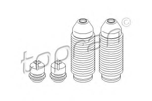 Пылезащитный комилект, амортизатор TOPRAN 914101