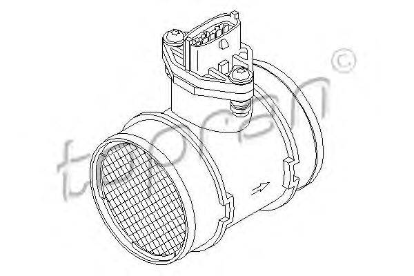 Расходомер воздуха TOPRAN 207 556