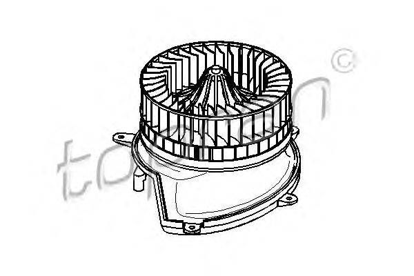 Электродвигатель, вентиляция салона TOPRAN 401445