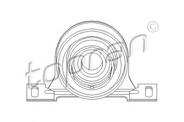 Подвеска, карданный вал TOPRAN 501 594