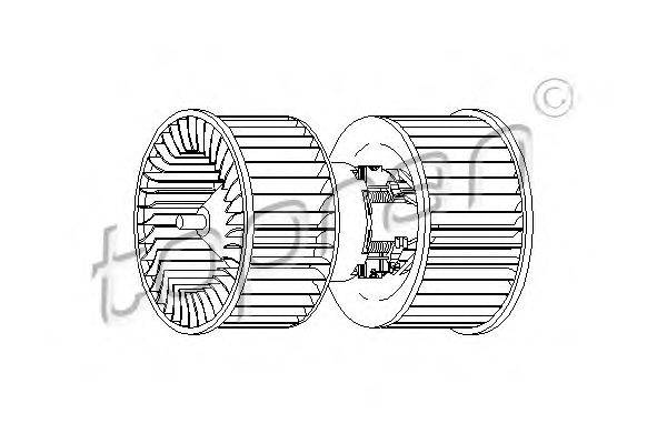 Электродвигатель, вентиляция салона TOPRAN 501 333