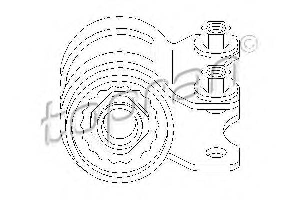 Подвеска, рычаг независимой подвески колеса TOPRAN 304030