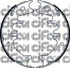 Комплект тормозных колодок CIFAM 153525