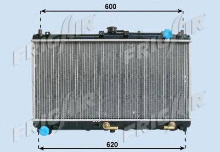 Радиатор, охлаждение двигателя FRIGAIR 0127.3005
