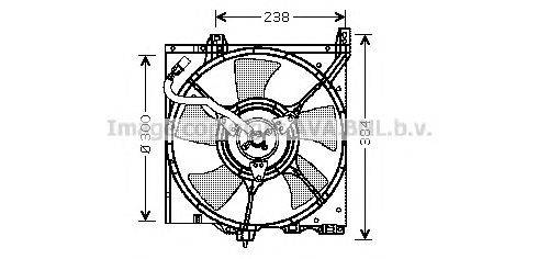 Вентилятор, охлаждение двигателя PRASCO DN7502