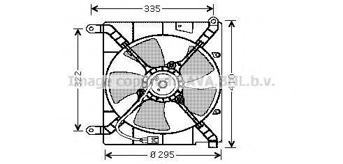 Вентилятор, охлаждение двигателя PRASCO DW7501