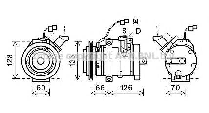 Компрессор, кондиционер PRASCO MTK228