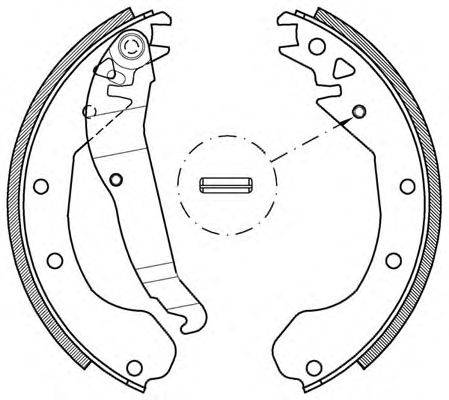 Комплект тормозных колодок OPEN PARTS BSA2037.00