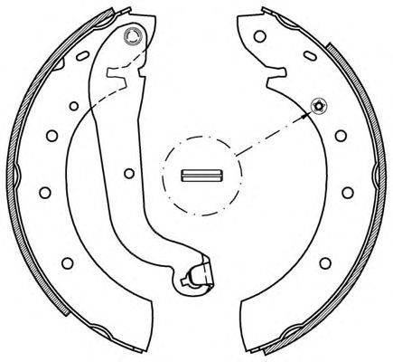 Комплект тормозных колодок OPEN PARTS BSA2173.00