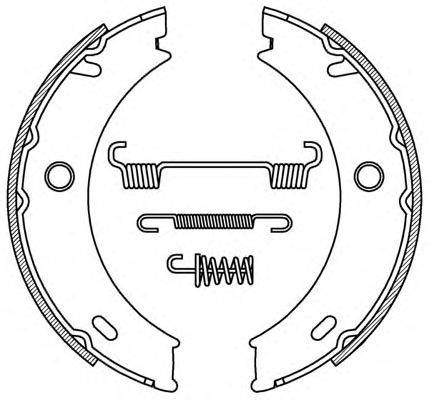 Комплект тормозных колодок OPEN PARTS BSA2196.00