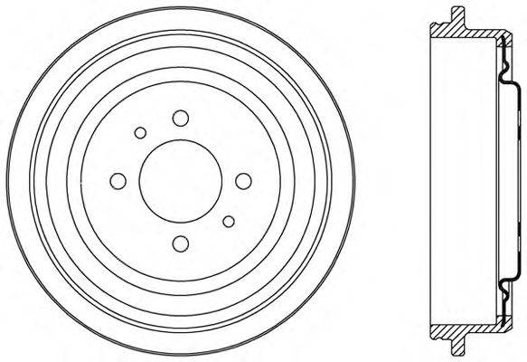 Тормозной барабан OPEN PARTS BAD9067.20
