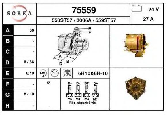 Генератор DA SILVA 010291