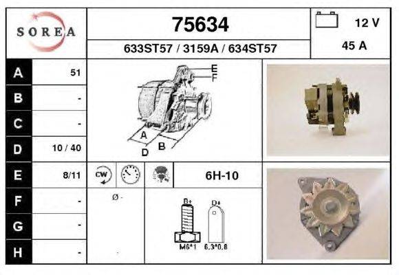 Генератор VALEO 510846