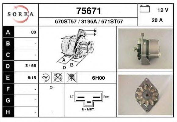 Генератор DA SILVA 010152