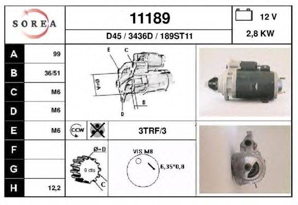 Стартер EAI 11189