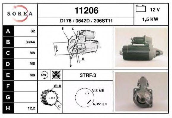 Стартер DA SILVA 020478