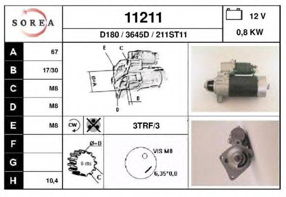 Стартер DA SILVA 020474