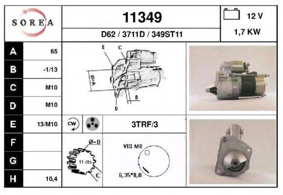 Стартер EAI 11349