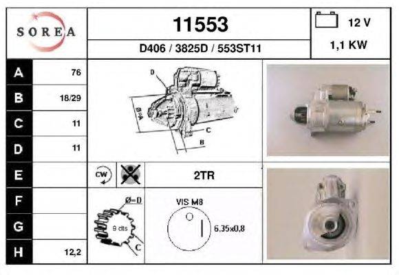 Стартер EAI 11553