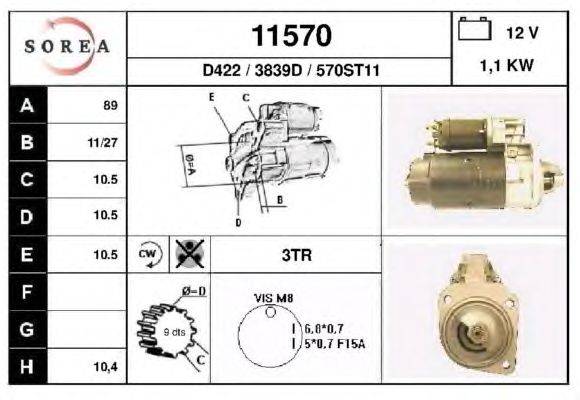 Стартер EAI 11570