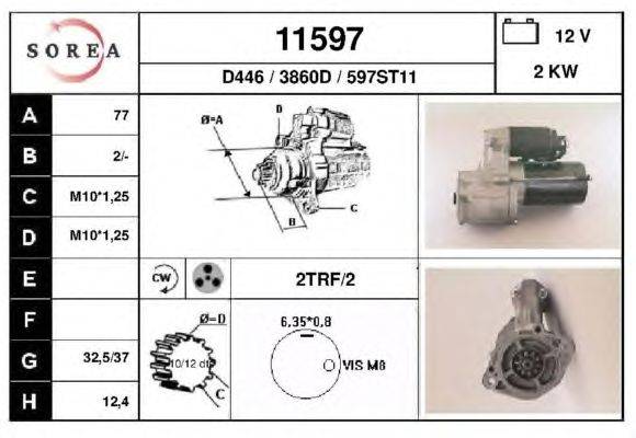 Стартер EAI 11597