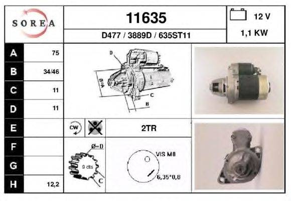 Стартер EAI 11635