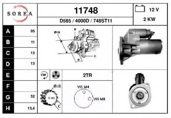 Стартер EAI 11748