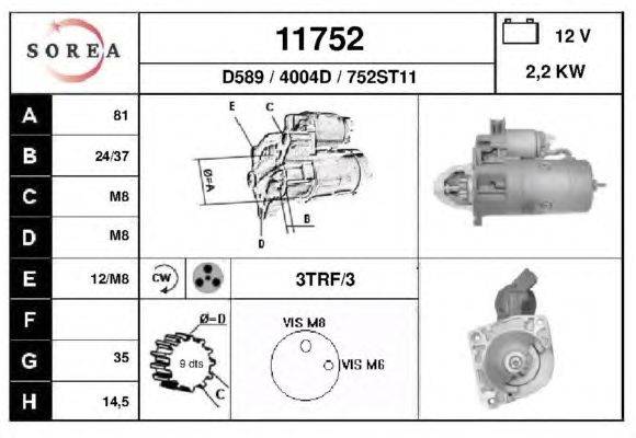 Стартер EAI 11752