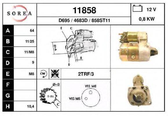 Стартер EAI 11858