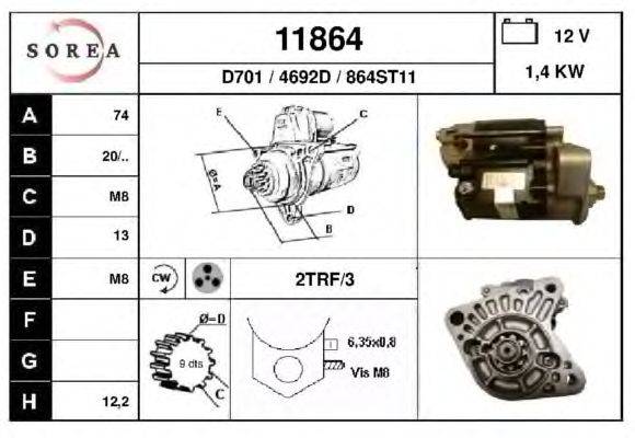 Стартер EAI 11864