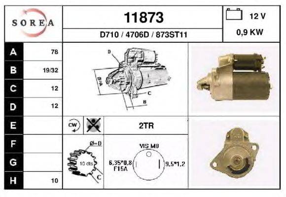 Стартер EAI 11873