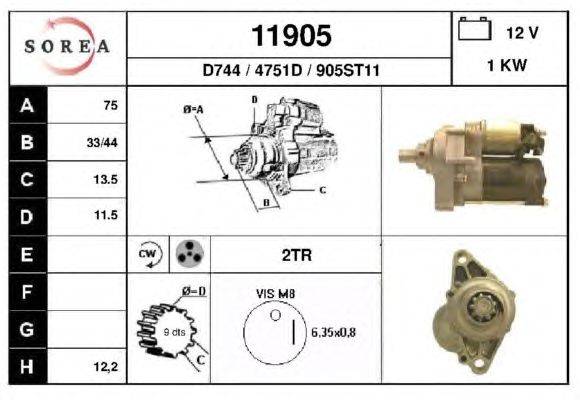 Стартер EAI 11905