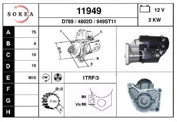 Стартер EAI 11949