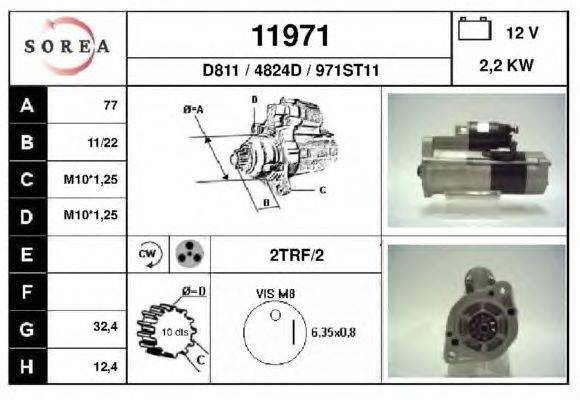 Стартер DA SILVA 040098