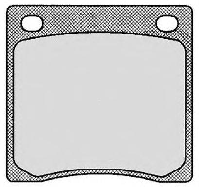 Комплект тормозных колодок, дисковый тормоз RAICAM 10710