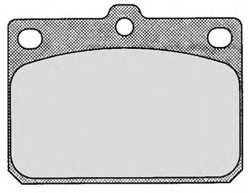Комплект тормозных колодок, дисковый тормоз RAICAM 096.0
