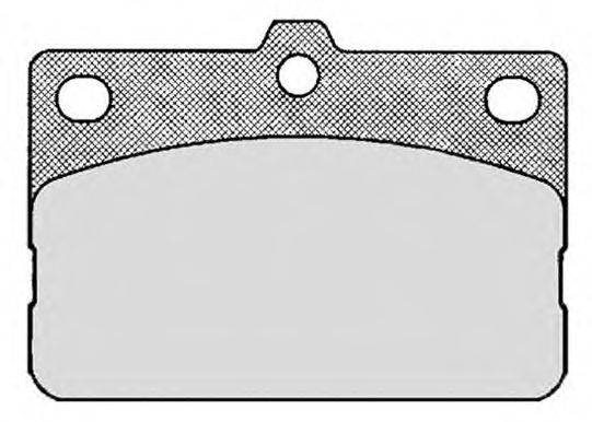 Комплект тормозных колодок, дисковый тормоз RAICAM 10990